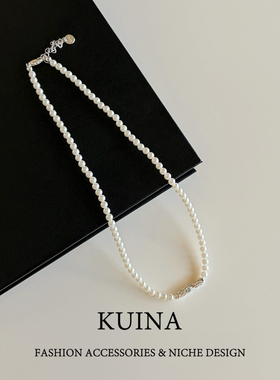 珍珠锁骨链女夏日叠戴送朋友