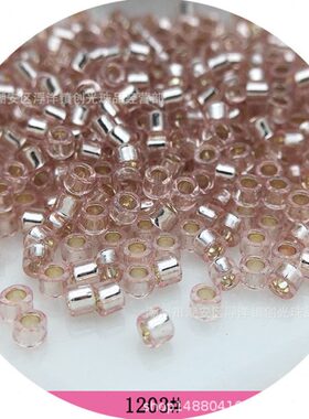 2mm国产均匀古董珠灌银系列玻璃米珠法绣手工串珠DIY编织材料配件