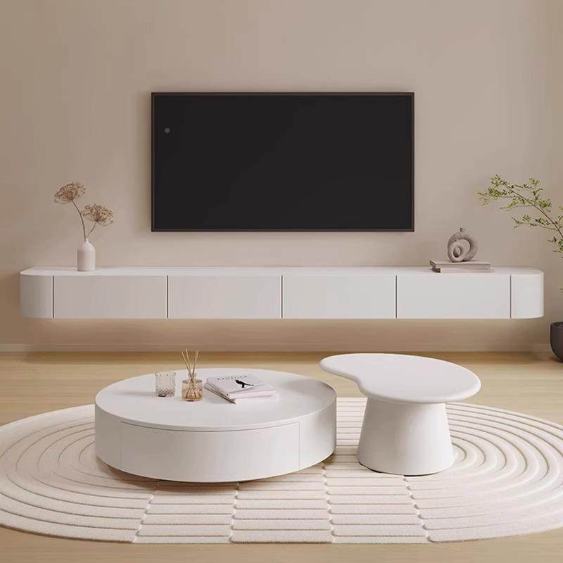 奶ZG-74802油风白色腰果圆形几电厅视柜组茶合小户型客家用轻奢现,淘宝优惠券,粉丝福利购,淘宝优惠卷