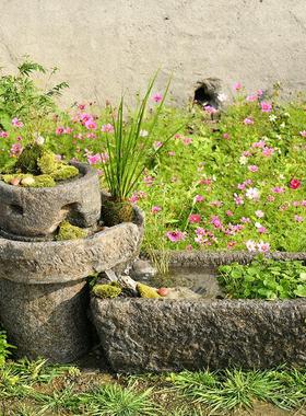 新中式假山流水喷泉摆件庭院招财阳台循环养鱼池景观花园送礼装饰