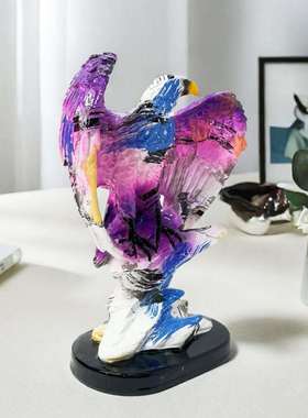 亚马逊变现新品现货渐展翅视雕摆20241224件家居简约代电柜装饰品