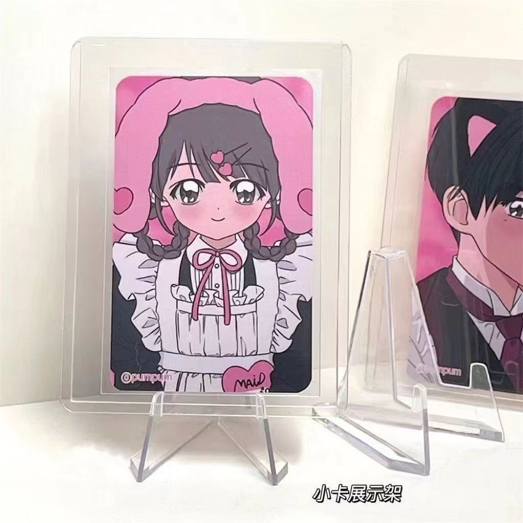 吧唧徽章展示架纪念币展示架亚克力高透奖牌名片支架立牌展示架 - 图2