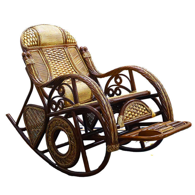 真藤摇摇椅客厅老人真藤椅家用逍遥椅大人阳台可躺摇摇椅懒人摇椅,淘宝优惠券,粉丝福利购,淘宝优惠卷