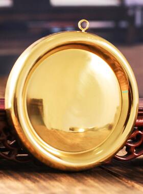 纯铜风水镜子庭院凸镜凹镜八卦家用挂件镜挂饰家居办公室吉祥摆件