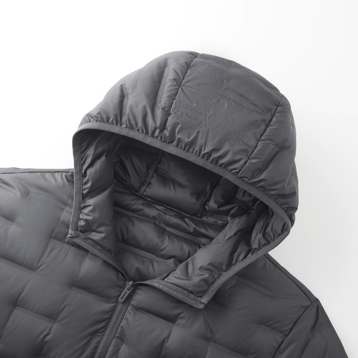 【无缝90绒】庄吉男士羽绒服2025冬款轻薄休闲保暖男装连帽外套