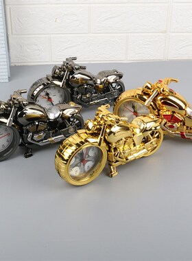 创意造型闹钟复古床头书v房客厅钟表摆件儿童学生礼品闹钟