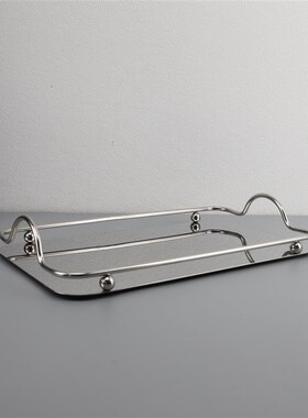 简约创意金属托盘水晶笔筒摆件B办公室玄关书房卧室家居装饰品