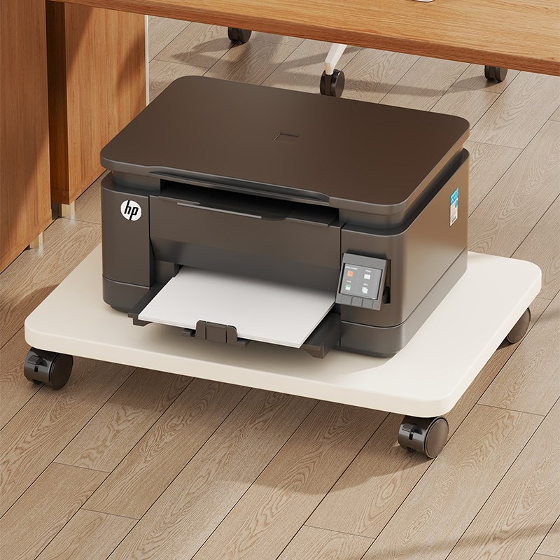 Removable main chassis bracket under the office table B small printer rack storage rack wheeled tray flower pot flower