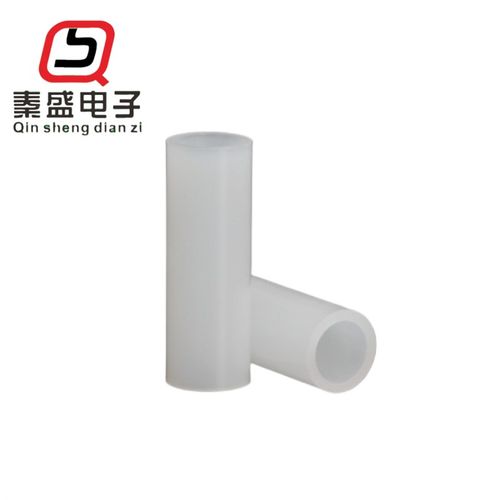 10-7尼龙直通柱 圆体PC板隔离柱 塑料垫高柱 空心间隔柱 绝缘柱 - 图2