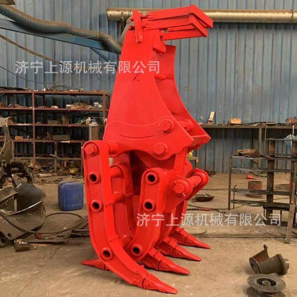 固定式机械抓木机多功能废钢铁小型机器设备配件挖机液压抓钢机,淘宝优惠券,粉丝福利购,淘宝优惠卷