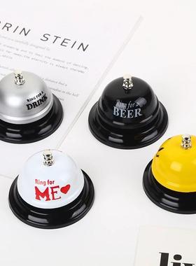 韩国文具学生餐铃 传菜呼唤吧台 手按上菜餐厅铃铛礼品现货