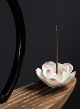 陶迷实木倒流香水创意家居摆新中式禅意风饰品客玄关厅件招禅语倒