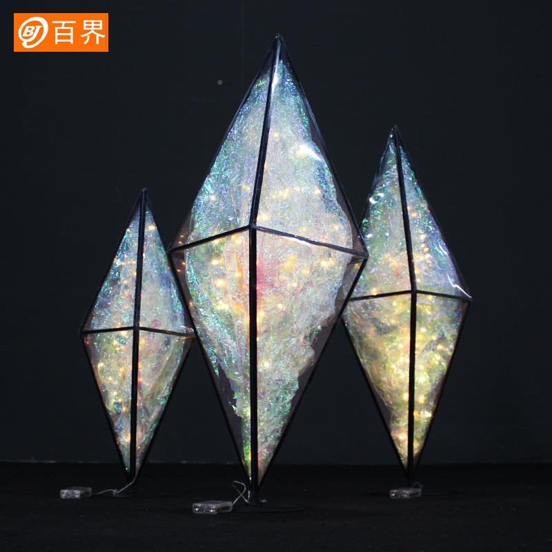 款婚庆道具贴膜宝石BJ1830路饰引灯婚礼台吊顶道具婚舞庆活动装新 - 图3