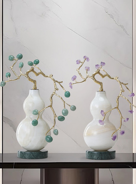 喜韵天然紫水晶葫芦摆件