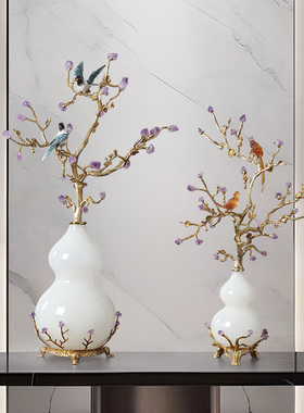 招财葫芦装饰品铜摆件喜韵