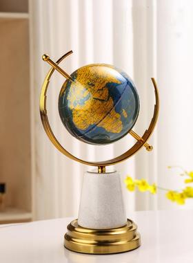 法公式轻奢地桌仪摆件客厅电视柜酒柜办室书房面地球仪摆现代简约