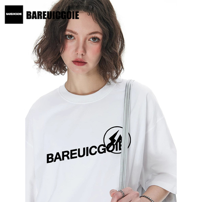 BAREUICGOIE短袖t恤男女潮牌上衣