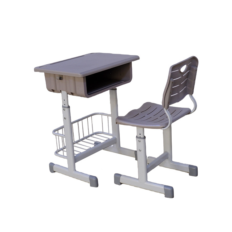 Children's learning desks and chairs height-adjustable lifting desks and chairs non-slip table legs training class school desks and chairs manufacturer