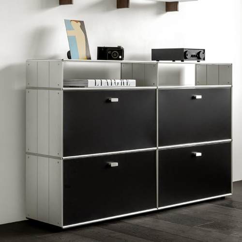 边柜陈列柜床头柜餐边柜斗柜电视柜玄关柜设计师模块化定制组合柜 - 图1