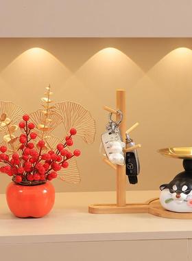 网红狗狗摆件入门玄关钥匙收纳盒家居鞋柜客厅创意工艺品新家装饰