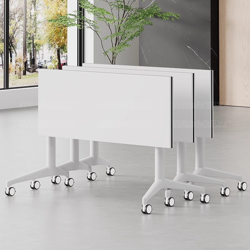 简易折叠桌子培训桌长方形户外便携学习书桌会议长条桌餐桌可折叠 - 图0