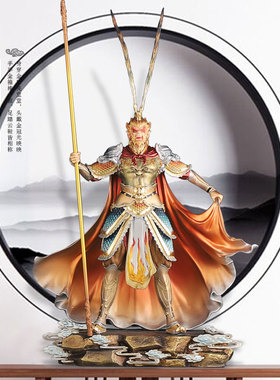 极速彩铜齐天大圣神像《不屈意志》斗战胜佛孙悟空佛Y像客厅办公