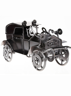 复古欧式铁制工艺品茶室装饰品火锅店特色摆件新婚礼物客厅小摆设