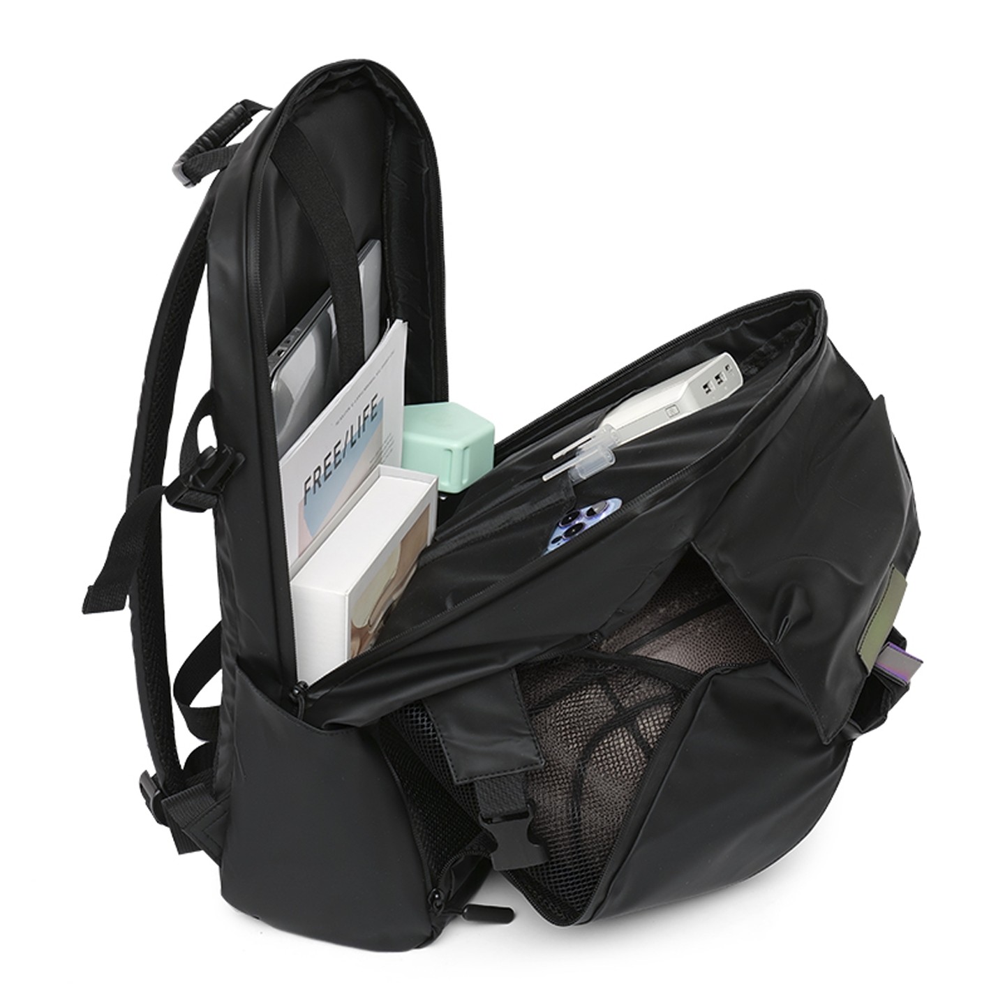 双肩包男大容量多功能旅行背包学生书包时尚电脑包出差防水行李包,淘宝优惠券,粉丝福利购,淘宝优惠卷