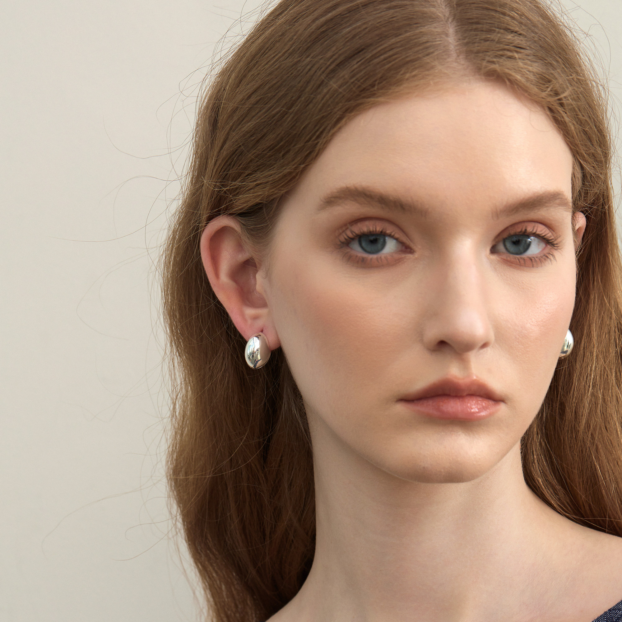 YETYIT也缇 序白小众高级感百搭轻奢极简小鹅蛋s925纯银耳环,淘宝优惠券,粉丝福利购,淘宝优惠卷