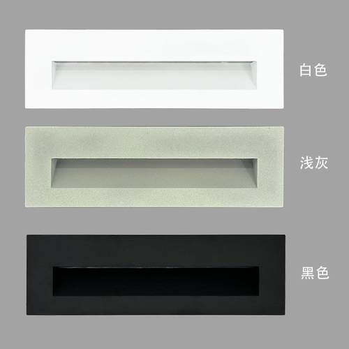 嵌入式长纯le楼梯踏步台CE-P210阶d墅踢脚墙壁别角灯6瓦平户外防 - 图1