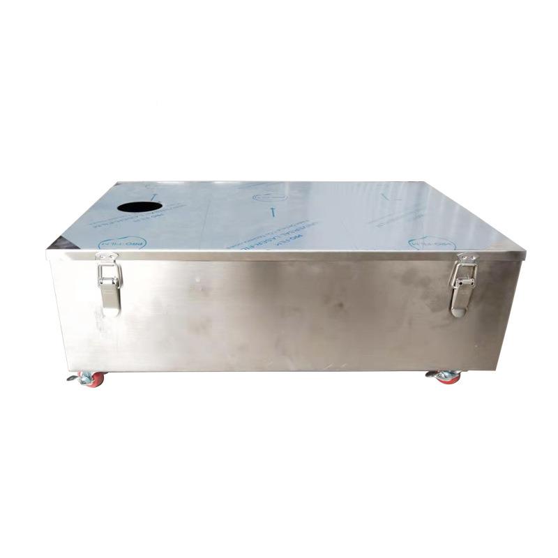 商用厨房设备餐厅钢油水不分地离器隔油池带沟锈隔油池过滤截渣网 - 图3