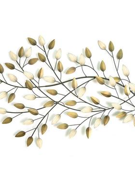 家用YYX创意仿真植物墙面装件饰墙品玄关门厅装饰铁艺壁挂挂饰