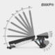 White Bear Run BXKP dumbbell bench bench press bench fitness chair sit-ups training fitness bench multi-functional bird bench