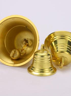 大厂黄铜铜铃铛 铜钟 铜风铃 钟铃挂件 黄铜开口喇叭铃铛工艺品