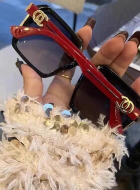 涟一优选轻奢太阳镜时尚百搭素颜防止强光级感防紫外线清墨