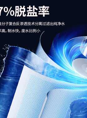 高脱盐率97%纯水机净水器75/100/200/400/600/800G通用ro膜滤芯