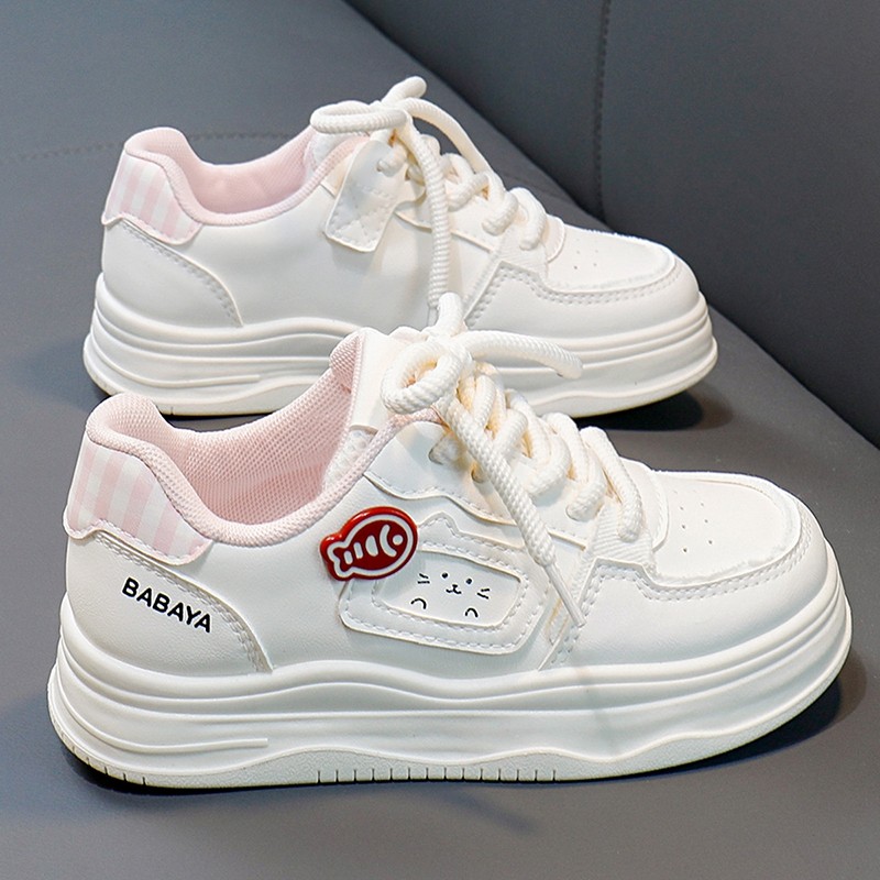 芭芭鸭女童板鞋2026春季新款百搭童鞋儿童时尚休闲鞋男童运动鞋子,淘宝优惠券,粉丝福利购,淘宝优惠卷