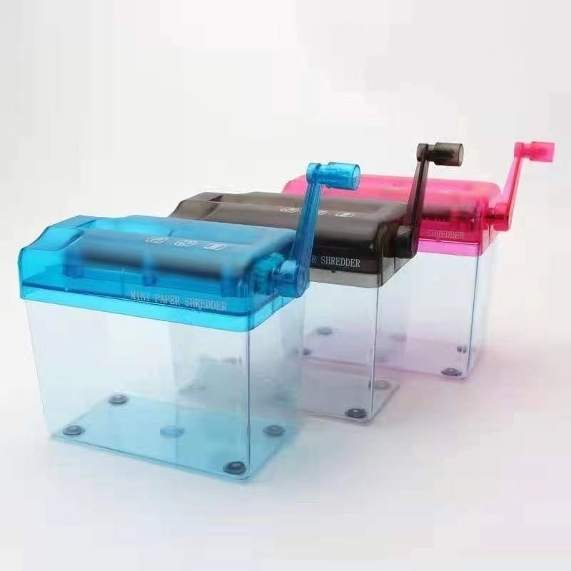 Silent office portable desktop mini fully automatic small hand shredder student home manual home