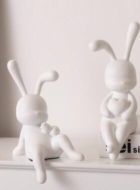 创意轻奢入户玄关桌面进门摆件客厅酒柜装饰电视柜酒柜高级感小众