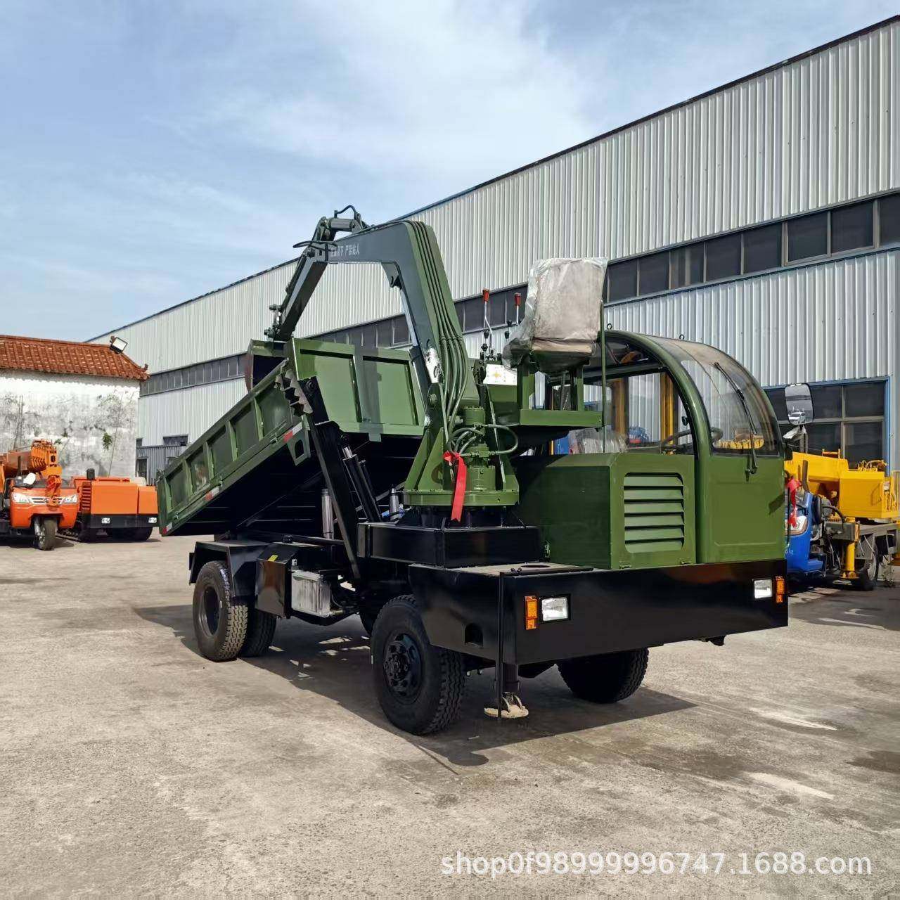 四驱四不像随车挖拉土拉沙车载挖运一体机6吨多功能轮式随车挖,淘宝优惠券,粉丝福利购,淘宝优惠卷