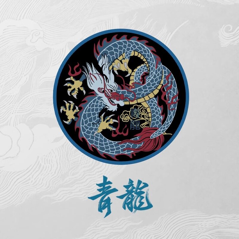 拓路者青龙青鸟冲锋衣DIY国风袖臂标圆形魔术贴臂章衣物配饰,淘宝优惠券,粉丝福利购,淘宝优惠卷