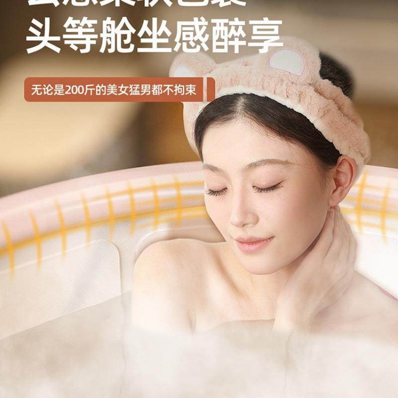 泡澡桶HzYkdyCi洗折叠浴缸大家人浴桶用全身洗澡桶童澡盆沐浴桶保,淘宝优惠券,粉丝福利购,淘宝优惠卷