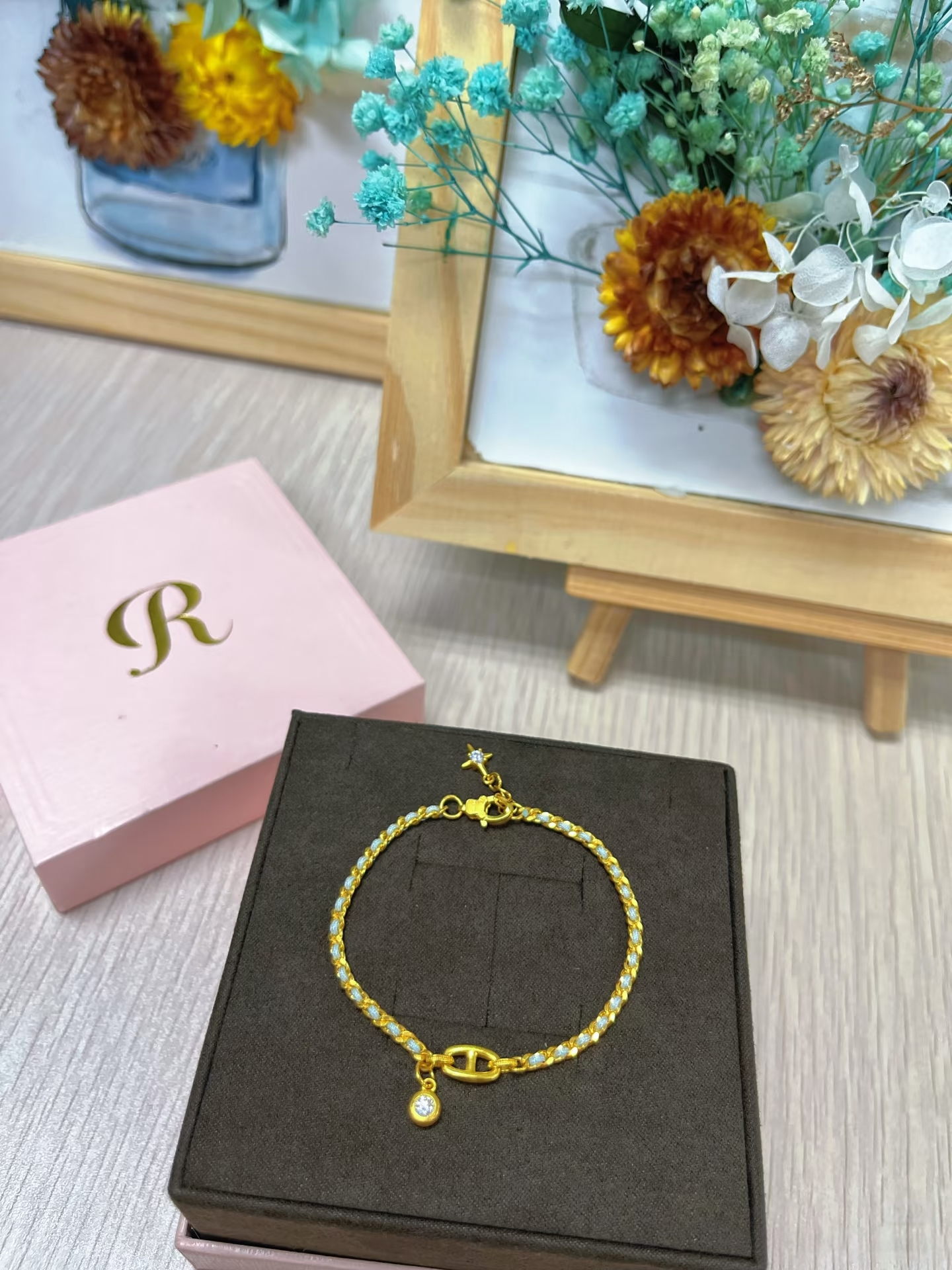 工厂定制金包银猪鼻子手链女款轻奢小众设计感高级送女友新年礼物,淘宝优惠券,粉丝福利购,淘宝优惠卷