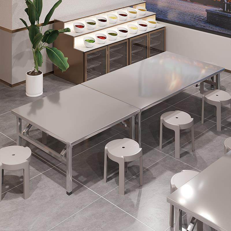 加厚不锈钢可折叠圆桌子户外摆摊餐桌火锅大排档桌椅韩式烤肉地桌,淘宝优惠券,粉丝福利购,淘宝优惠卷