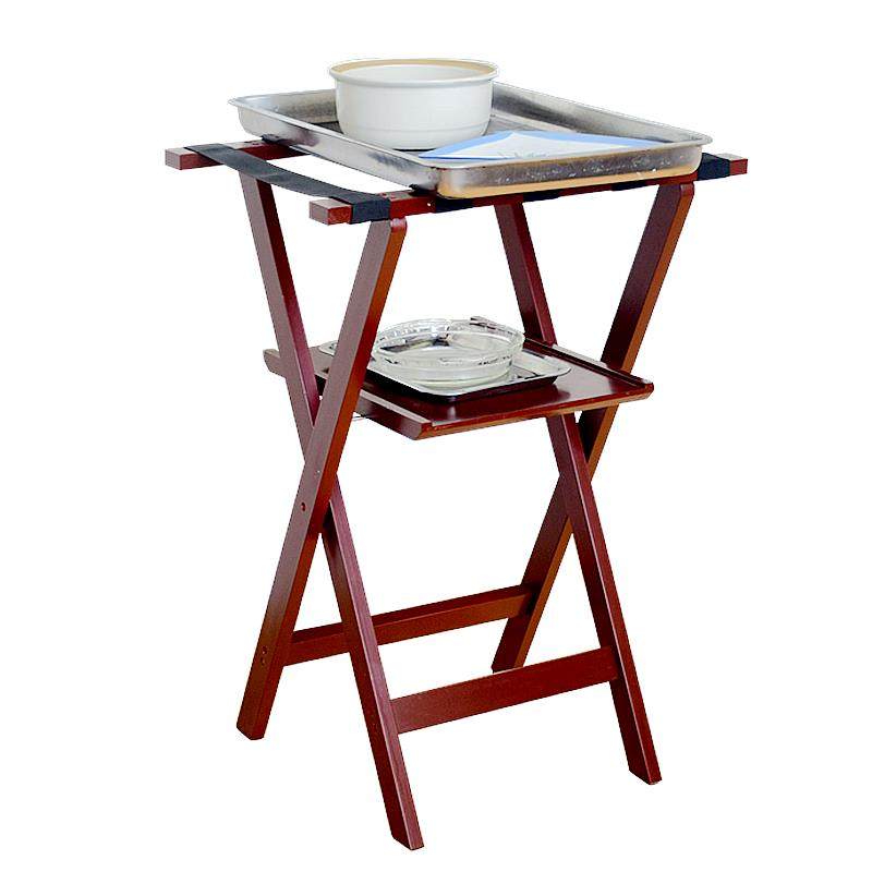 多层置物架落地式厨房置物架餐盘收集车可折叠餐厅置物架木托盘黑,淘宝优惠券,粉丝福利购,淘宝优惠卷