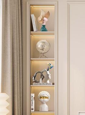 轻奢艺术酒柜摆件高级感树脂工艺客厅电视玻璃柜餐边柜家居装饰品