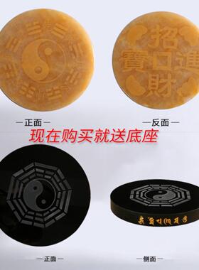 大hiyuan铜工艺品家居装饰乔迁开幕礼黄玉古董财富聚宝盆