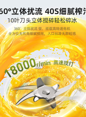 乐扣榨汁机便携式奶昔杯榨果汁杯