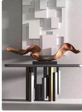 创意抽象现代艺术品雕塑前台过道玄关酒店售楼处商业中心装饰摆件