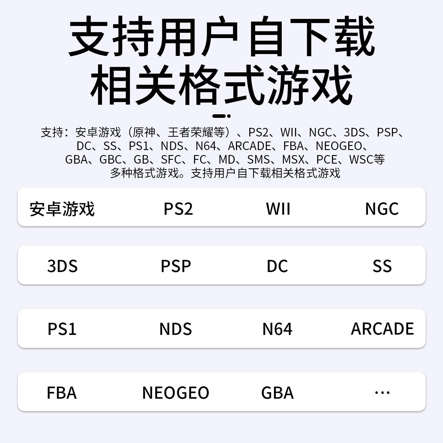 安伯尼克RG406V竖版安卓掌机2024新款双人PSP开源PS2游戏机接电视 - 图2